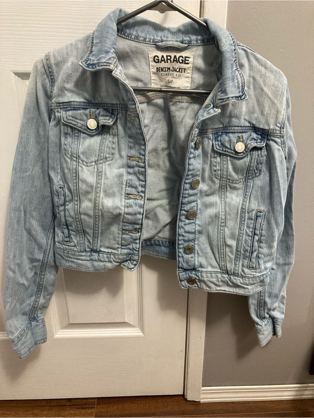 Garage Women's Light Blue Washed Denim Jacket